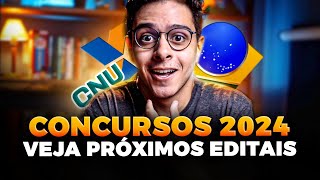 🔥 AGORA VAI MAIORES CONCURSOS PÚBLICOS DE 2024 [upl. by Madeline360]