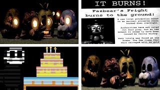 Five Nights at Freddys 3 ALL 4 ENDINGS  Secret END [upl. by Oileve88]