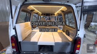 Convertible Sofa Come Bed For Maruti Eeco Bs6  Modification hub  Vadodara  M 8140807082 [upl. by Rumpf]