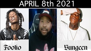 Akademiks reacts to dangerous GANGS in Jacksonville documentary Yungeen Ace and Foolio beef [upl. by Annotahs79]