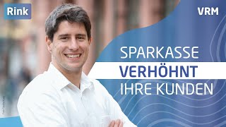 Sparkasse Mainz verhöhnt ihre Kunden  ein Kommentar [upl. by Hcardahs]