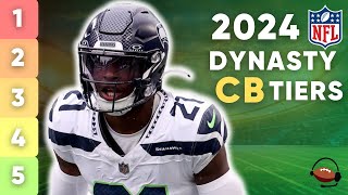 UPDATED Top 24 Dynasty CB Rankings with Tiers  IDP Fantasy Football 2024 [upl. by Hama]