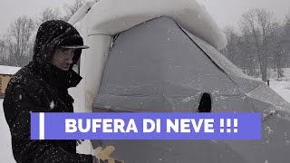 BUFERA DI NEVE RIENTRO COL CAMPER [upl. by Tanney]