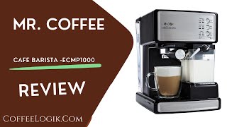 Mr Coffee Cafe Barista  Espresso Cappuccino Latte Maker  ECMP1000 2024 Review [upl. by Lizzie]