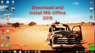 How to Download and install MSoffice 2016 [upl. by Yrdnal]