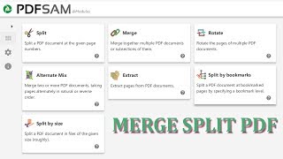 How To Install PDFsam  Merger Split Rotate PDF File Software [upl. by Anwadal]