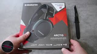 SteelSeries Arctis 7 czyli otwieramy pudełko ze słuchawkami [upl. by Assirt]