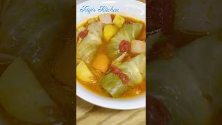 Making Stuffed Cabbage Rolls 〜ロールキャベツ〜 Shorts  easy Japanese home cooking recipe [upl. by Ragg]