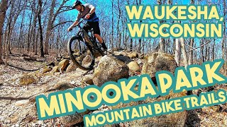 Minooka Park MTB Trails  Waukesha WI [upl. by Gabel]