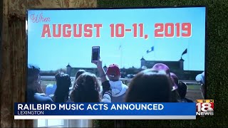 Railbird Music Acts Announced [upl. by Barimah]