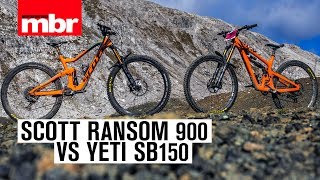 12000m down Scott Ransom VS Yeti SB150 in the Alps  Mountain Bike Rider [upl. by Brita486]