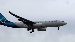 Air Transat TS327 Airbus A330243 REG CGUBH CUN CANCUN YYZ Toronto [upl. by Hung]