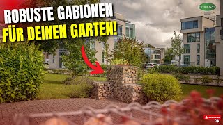 Gabionenmöbel Gabionen als Beeteinfassung für Ihren Garten [upl. by Assilym421]