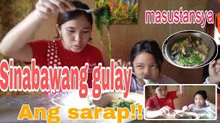 Sinabawang gulay na may tuyo Masarap  masustansya [upl. by Attelra147]