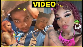 Blueface Fixes his Baby Hairs to DRAG Woman he Flewed Out amp left Hanging She RESPONDS Full ViDEO🐸 [upl. by Yrac69]