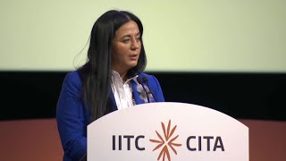 Minister Ferrada speaks at International Indigenous Tourism Conference – February 27 2024 [upl. by Vaden738]