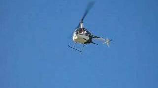 0Speed Autorotation from 100200 feet R22 helicopter [upl. by Ahsienaj345]