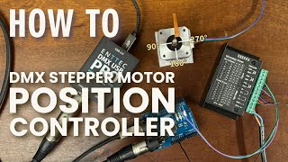 Tutorial DMX Stepper Motor Position Control with Arduino and Touchdesigner [upl. by Ronoc798]