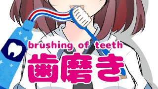 【黒3Dio】歯磨き brushing of teeth  dentífrico 【ASMR】 [upl. by Searcy]