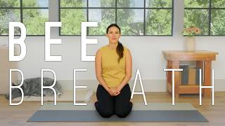 Bee Breath  Bhramari Pranayama [upl. by Llenna]