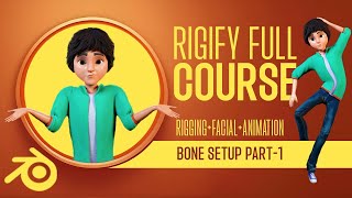 how to animate in blender  Rigify Full Course part1 [upl. by Adnicul]