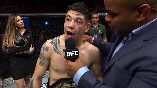 Brandon Moreno Octagon Interview  UFC 283 [upl. by Hpotsirhc]