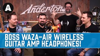 Wireless Headphones That Sound Like a REAL Amp BOSS WazaAir Headphones for Guitarists [upl. by Anitselec]