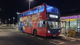 Go North East ADL Trident 2Alexander Dennis Enviro 400 6958LX09FAU  Route 901 [upl. by Leyes]