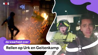 NITRAAT gooien naar de POLITIE Dat is URK  De waarheid over rellen [upl. by Assirol]