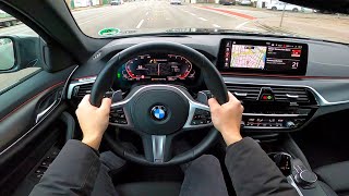 2022 BMW 5 series 530i Touring M Sport G31  pov test drive [upl. by Earl]