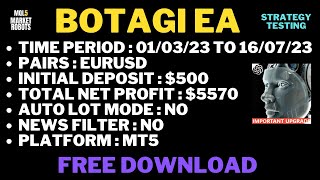 Bot AGI EA MT5 Forex Robot Free Download  mql5 market robots [upl. by Fonseca]