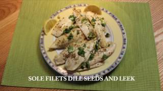 Sole Beurre Blanc w Dill Seeds Recipe Video [upl. by Kara587]