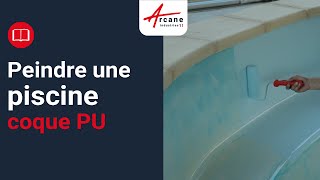 Peindre une piscine coque polyester ✔️ Tuto Peinture piscine [upl. by Reynard]