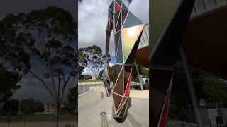 Circular sculpture at John McGrath Hall and Pavilion South Perth sculpture plastic [upl. by Koosis914]