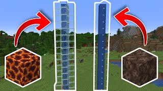 Easy Bubble Column Water Elevator in Minecraft  Tutorial [upl. by Gotthard]