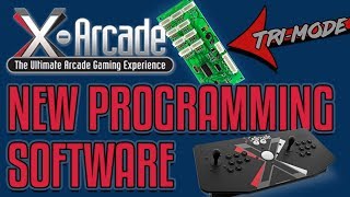 How To Program New TriMode XArcade Joysticks For MAME amp Hyperspin [upl. by Llerdnad40]