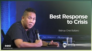 Best Response to Crisis by Bishop Oriel M Ballano [upl. by Raphael]