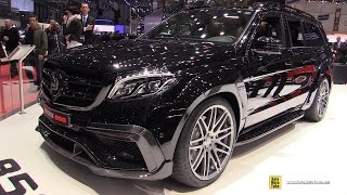 2017 Mercedes AMG GLS63 Brabus 850  Exterior and Interior Walkaround  2017 Geneva Motor Show [upl. by Anawad852]