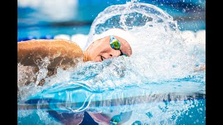 Watch Luka Mijatovic Break The 500 Free 1314 National Record in 41571 [upl. by Annaeoj]