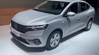 2022 all new Dacia Logan exterior and interior walkaround Automobile Barcelona 2021 [upl. by Reklaw]