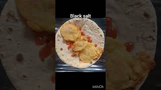 2 minutes wrap roti wrap pakoda shorts youtubeshorts [upl. by Cowley]