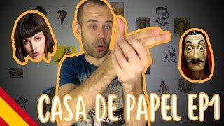 La Casa de Papel Episode 1 Explained  Intermediate Spanish  TV Shows 6 [upl. by Pedrotti537]