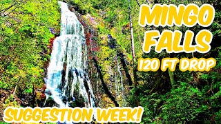 MINGO FALLS DRIVE AND HIKE Qualla Boundry Cherokee Indian Reservation SUGGESTION WEEK [upl. by Alcock112]