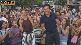 Nicole Richie Shows Mario Lopez Her Signature Dance Move [upl. by Flanna]