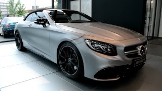 2016 New Mercedes AMG S63 V8 Cabrio [upl. by Ahtabbat]