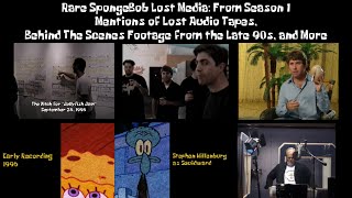 Rare SpongeBob Lost Media From Season 1 Featuring Lost Audio Tapes Behind The Scenes and More [upl. by Rosemare]