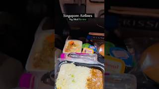 Is SINGAPORE AIRLINES Serving The BEST Inflight Meals travel [upl. by Mufinella]