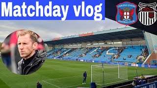 matchday vlog  New manager 🙌 carlisle United VS grimsby town fc [upl. by Shaughn]