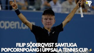 Filip Söderqvist samtliga Popcornpoäng i Uppsala Tennis Cup 🍿 [upl. by Retsof267]