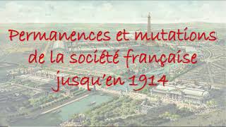 Premières Permanences et mutations de la société française 18701914  cours  fiche de cours [upl. by Aivilys]